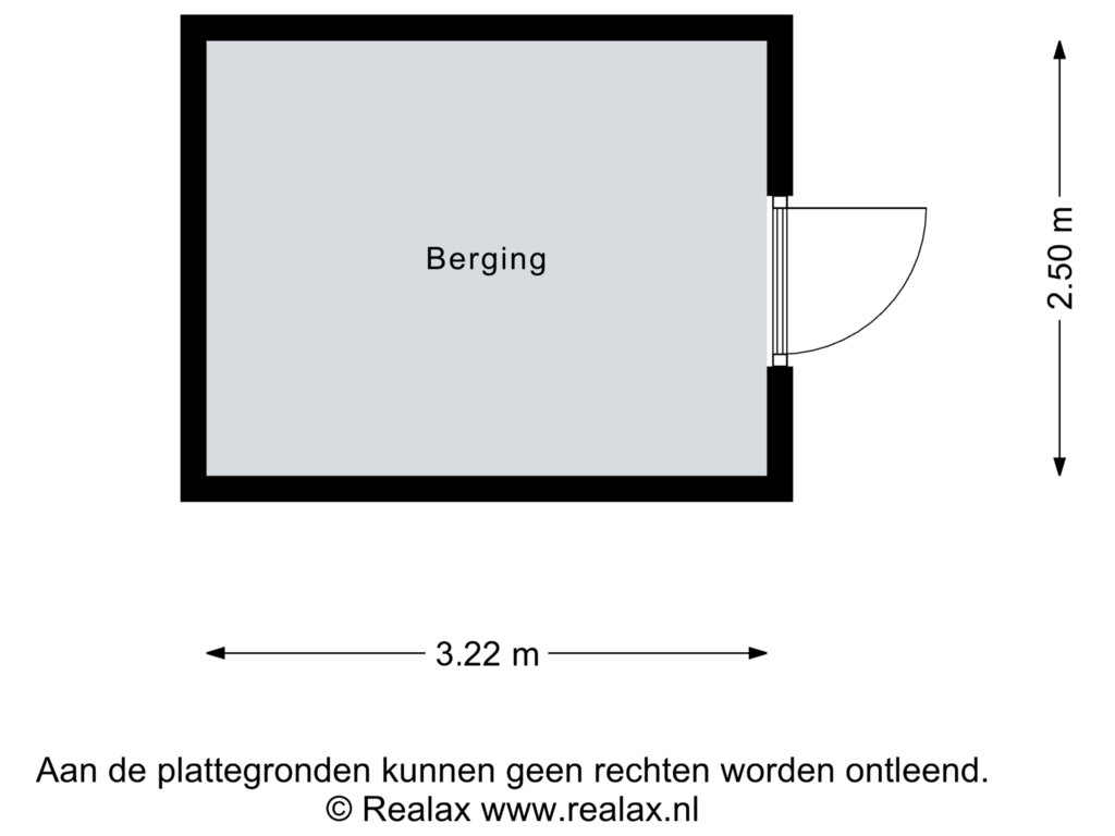 Bekijk plattegrond van Berging van Velveweg 30