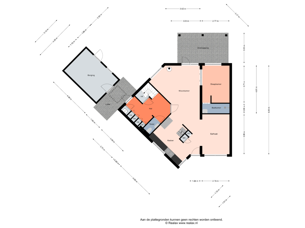 Bekijk plattegrond van Begane grond van Thomsonstraat 17