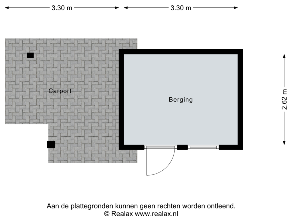 Bekijk plattegrond van Berging van Thomsonstraat 17