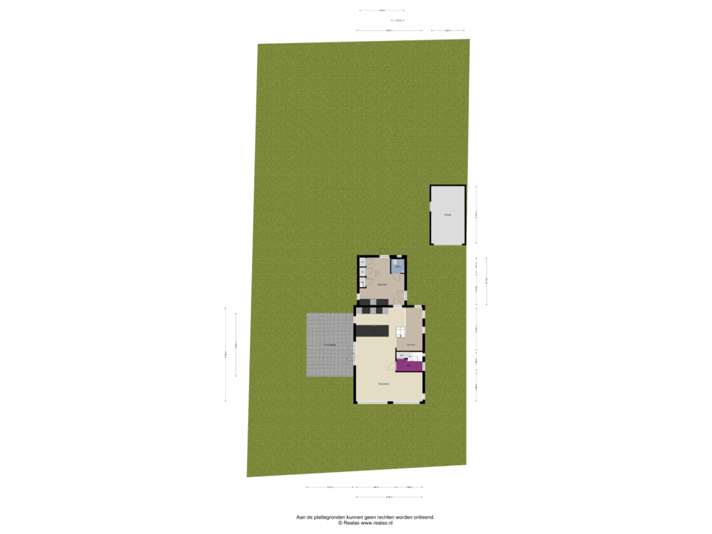 Bekijk plattegrond van Begane grond Tuin van Vragenderweg 57