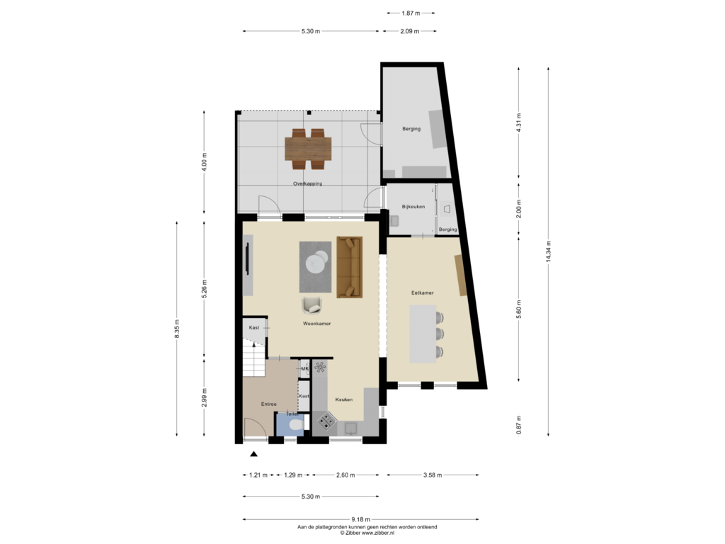 Bekijk plattegrond van Begane Grond van A. van Drielstraat 34