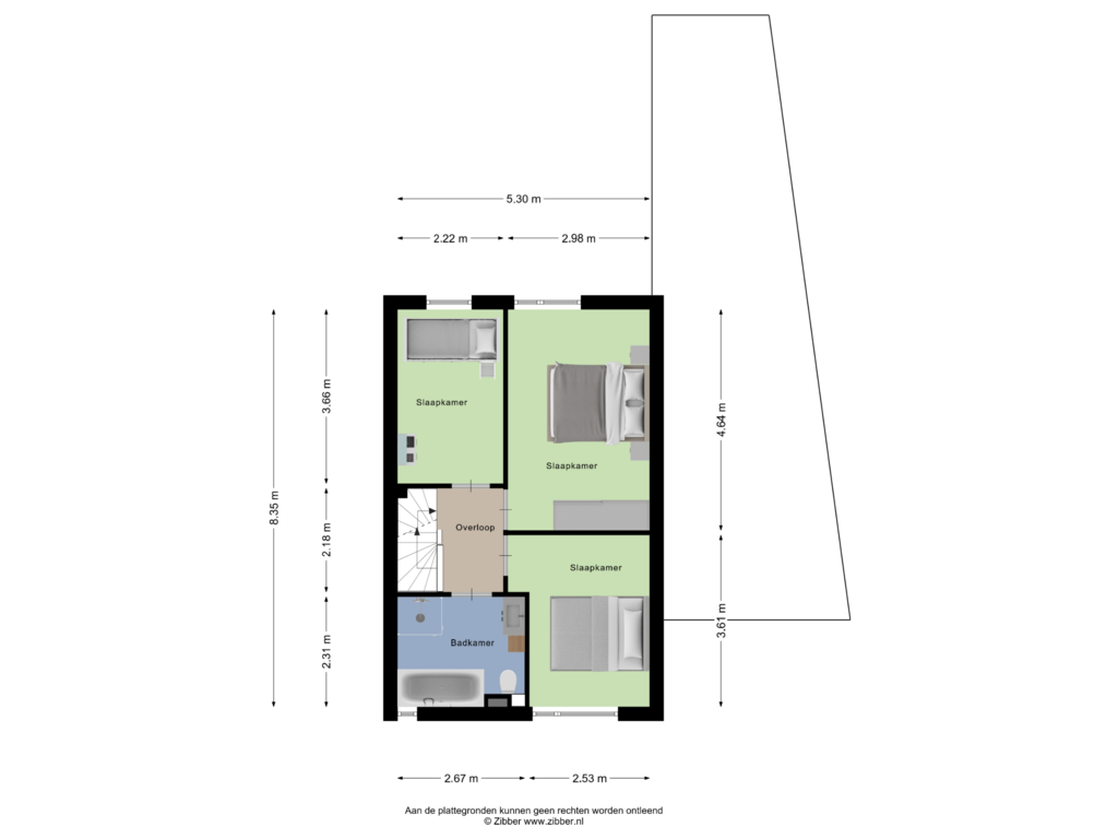 Bekijk plattegrond van Eerste Verdieping van A. van Drielstraat 34