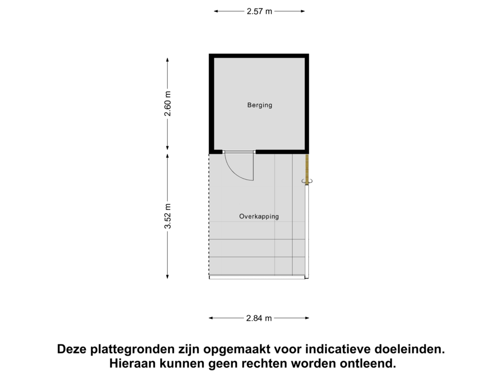 Bekijk plattegrond van Berging van Lekstraat 26