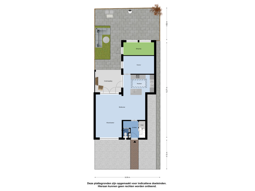 Bekijk plattegrond van Begane Grond - Tuin van Kleefsestraat 5