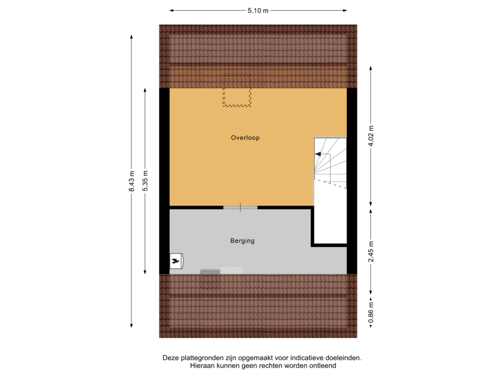 Bekijk plattegrond van 2e Verdieping van Anna Ruyschstraat 5