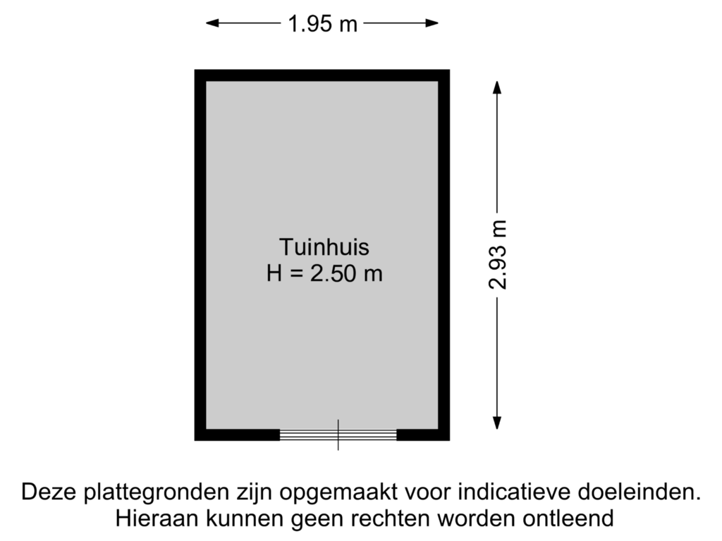 Bekijk plattegrond van Tuinhuis van Anna Ruyschstraat 5