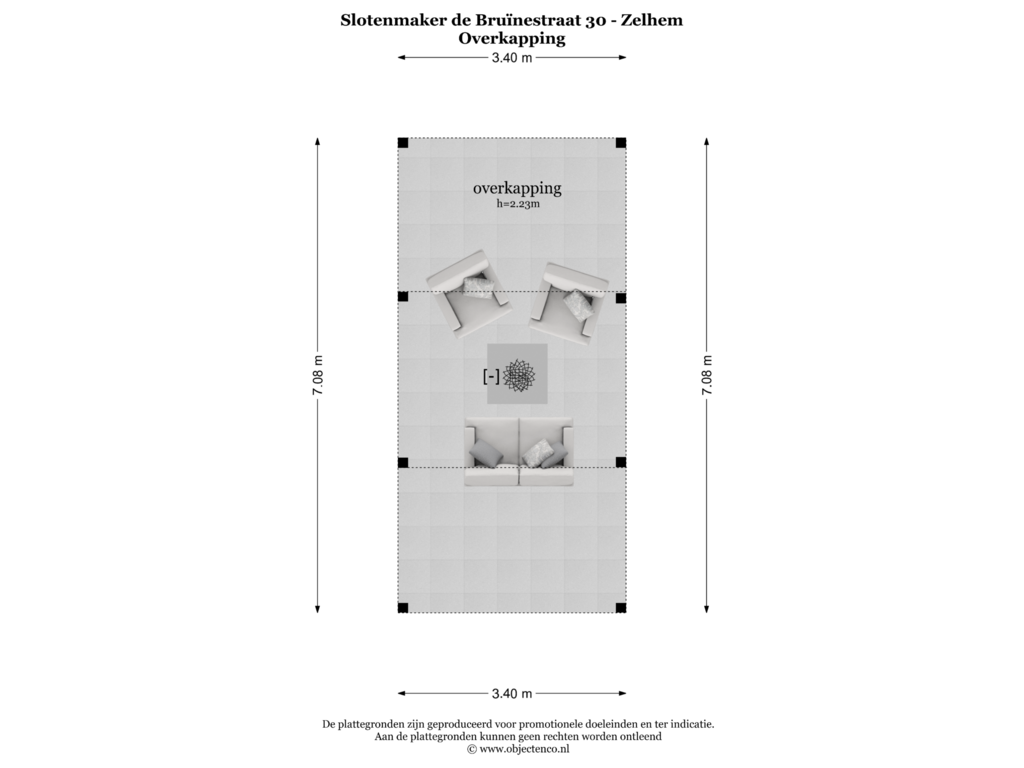 View floorplan of OVERKAPPING of Slotemaker de Bruïnestr 30