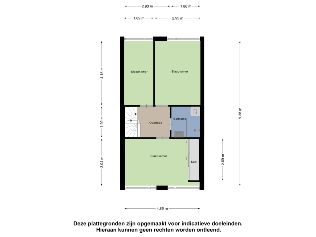 Bekijk plattegrond van Eerste Verdieping van Benraatshoef 228