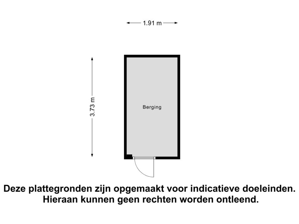 Bekijk plattegrond van Berging van Benraatshoef 228