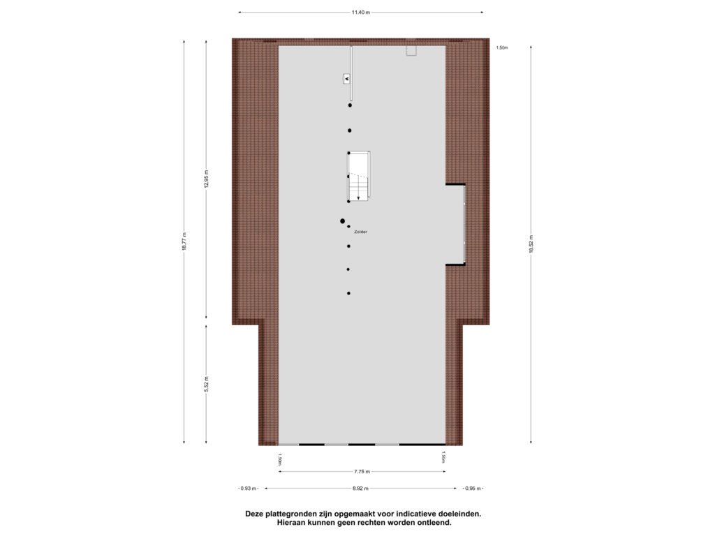 View floorplan of Eerste Verdieping of Zuiderdiep 327