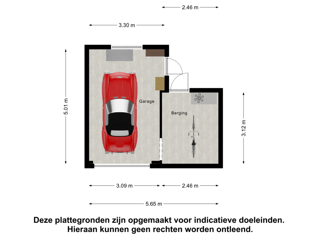 Bekijk plattegrond van Garage van Ootmarsumsestraat 83