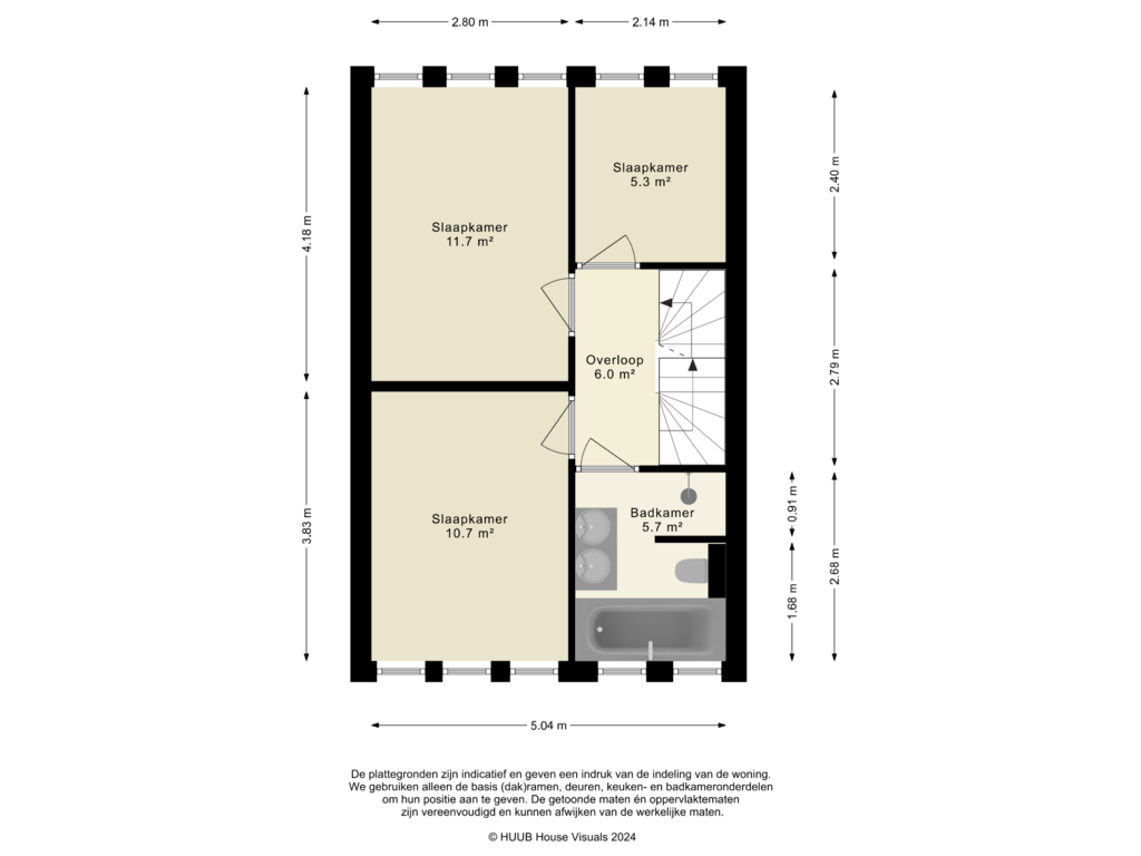 Bekijk plattegrond van 1e Verdieping van Wijngaard 18