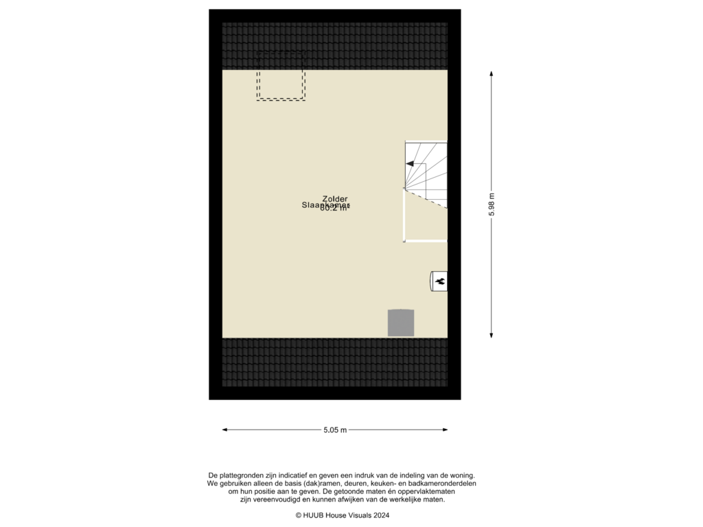 Bekijk plattegrond van 2e Verdieping van Wijngaard 18