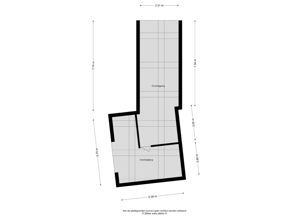 Bekijk plattegrond van Overkapping van de Brinken 4