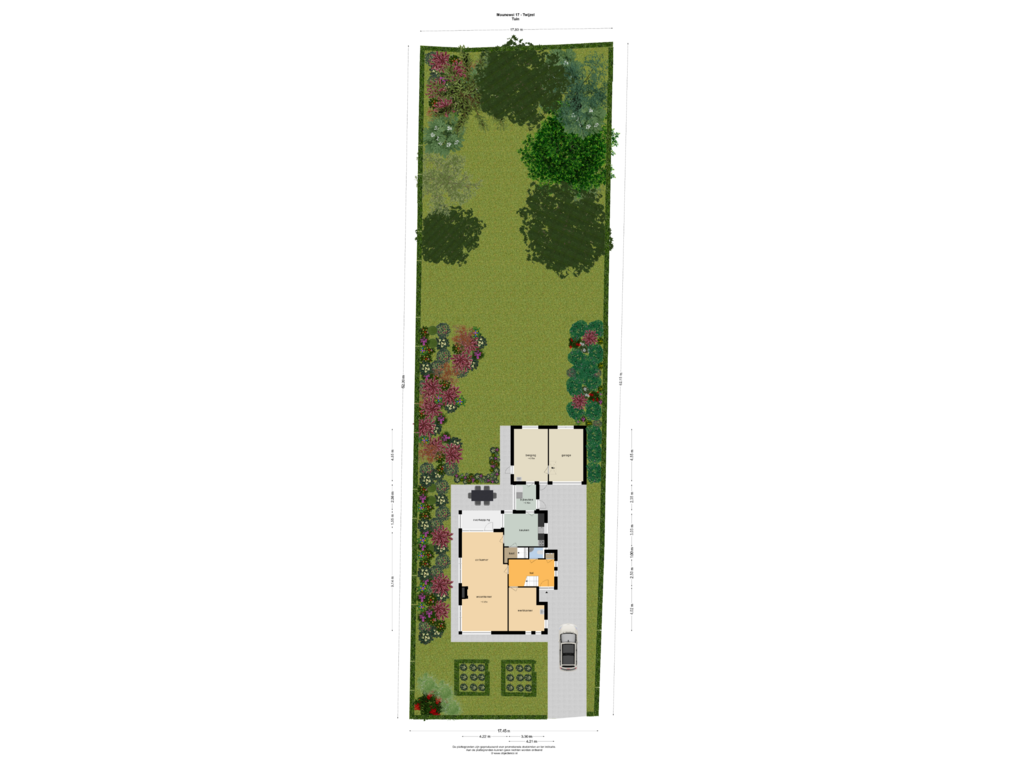 Bekijk plattegrond van Tuin van Mounewei 17