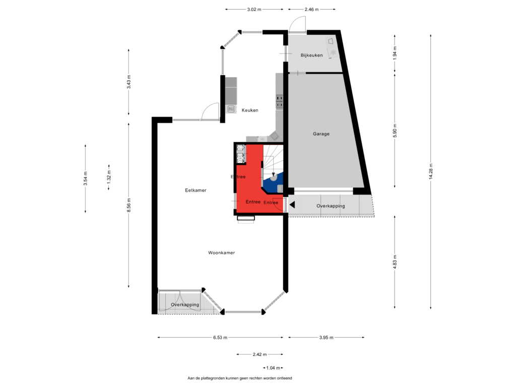 Bekijk plattegrond van Begane Grond van Weegbree 6