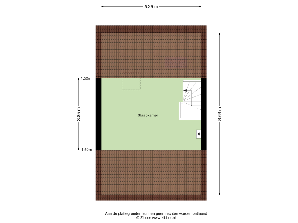 View floorplan of Tweede Verdieping of Kapelaan Heggestraat 13