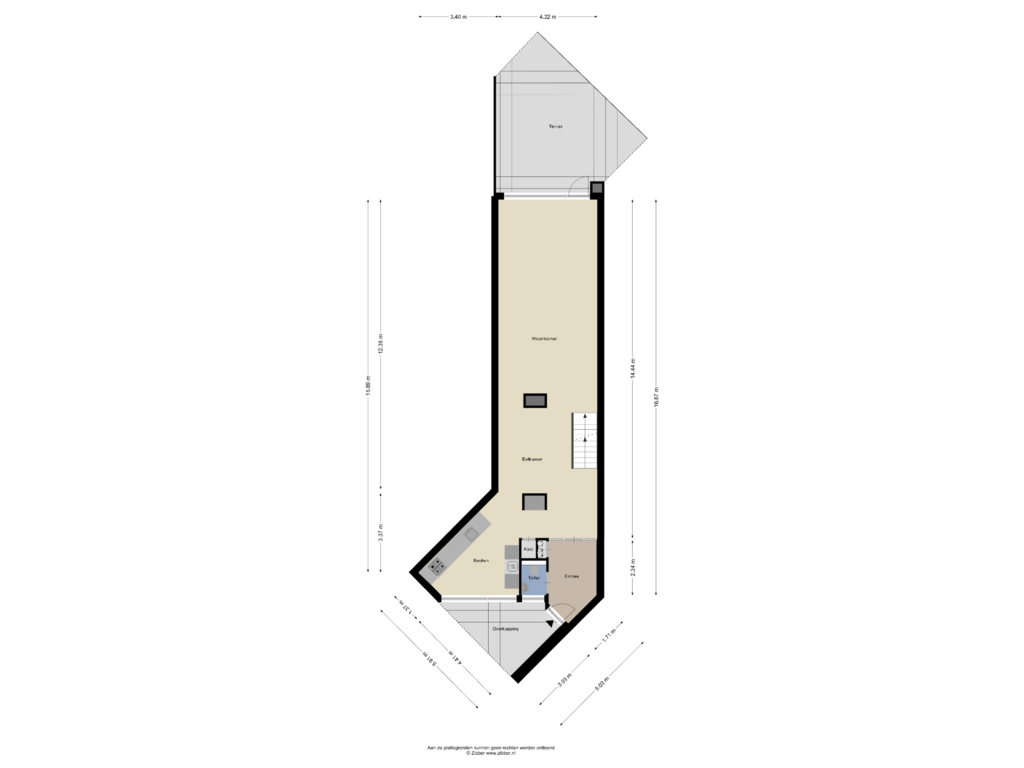 Bekijk plattegrond van Begane Grond van Mr. H.F. de Boerlaan 56