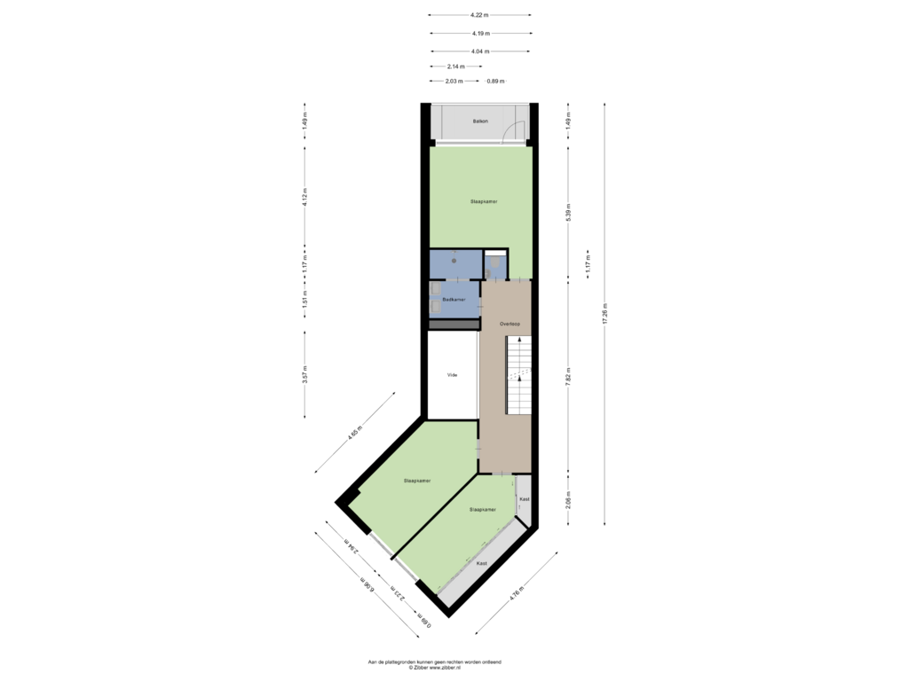 Bekijk plattegrond van Eerste Verdieping van Mr. H.F. de Boerlaan 56