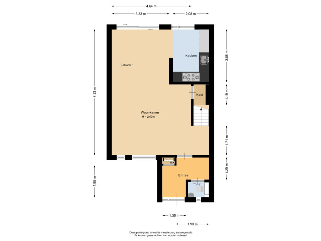 Bekijk plattegrond van Begane grond van Sint Maartensloop 36