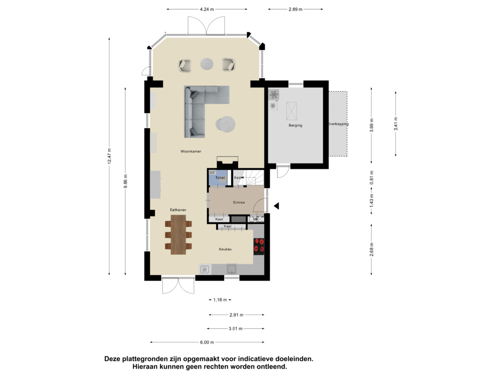 Bekijk plattegrond van Begane Grond van Havenlaan 9