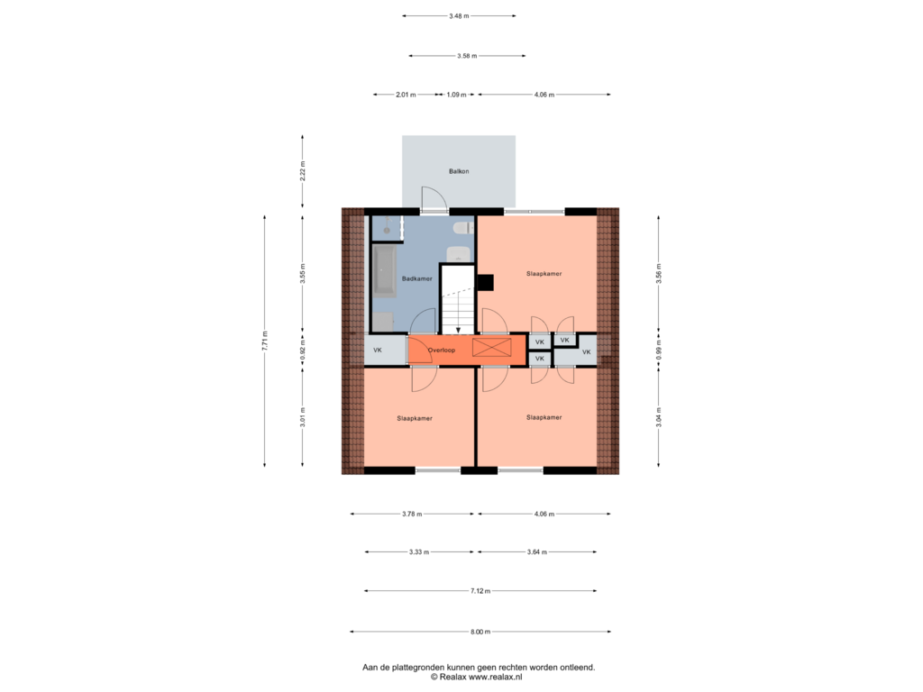 Bekijk plattegrond van Verdieping 1 van Burgemeester Diepenhorstlaan 16