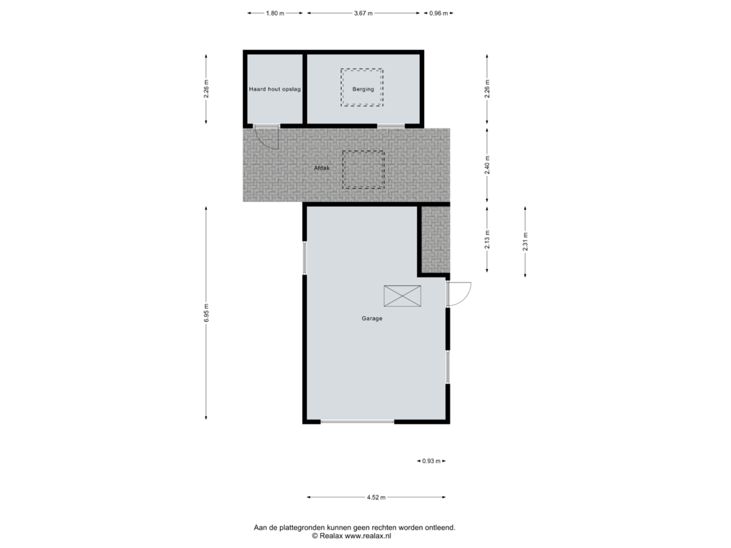 Bekijk plattegrond van Garage en Berging van Burgemeester Diepenhorstlaan 16