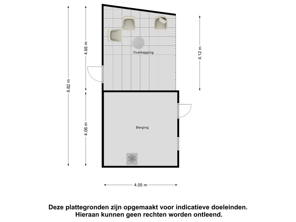 Bekijk plattegrond van Berging van Noordweg 25