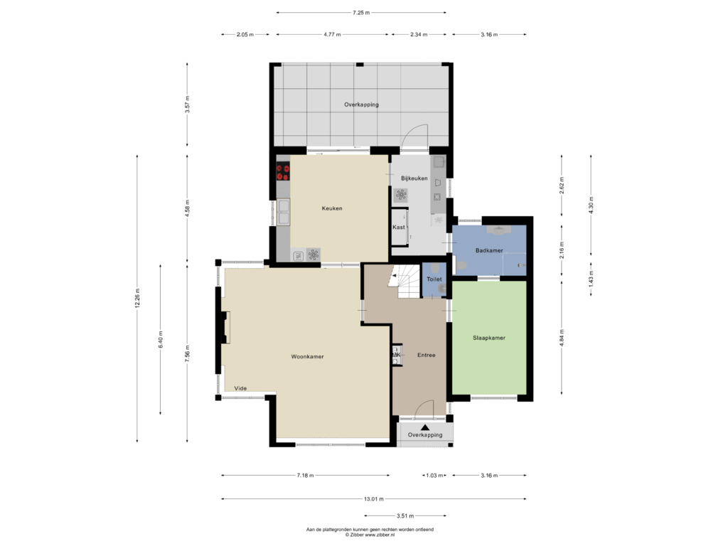 Bekijk plattegrond van Begane grond van Keupenstraat 29-B