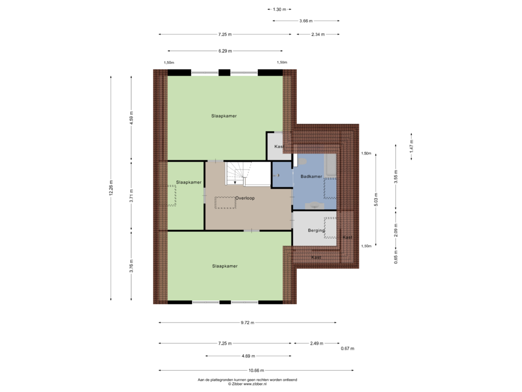 Bekijk plattegrond van Eerste Verdieping van Keupenstraat 29-B