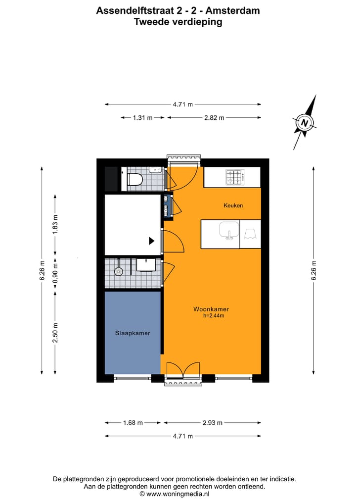 Foto 20 van Assendelftstraat 2-2