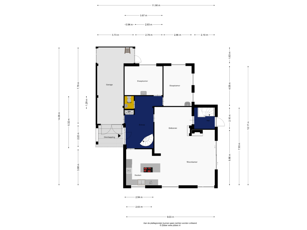 View floorplan of Begane grond of A.G. Noijweg 29