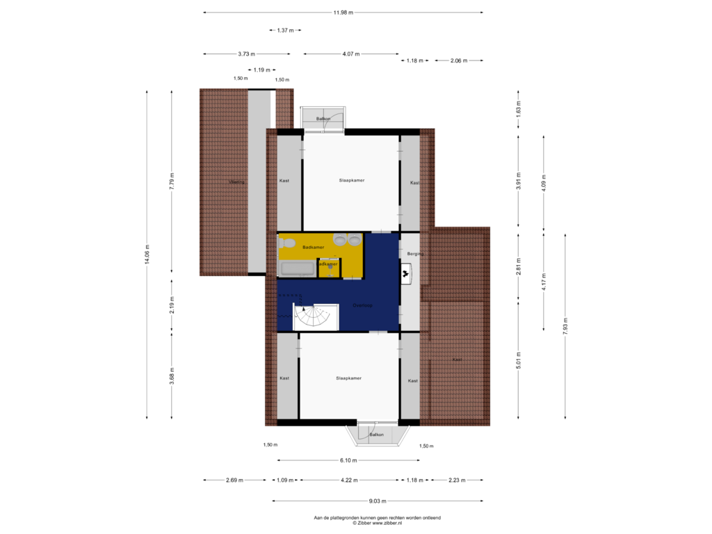 View floorplan of Eerste verdieping of A.G. Noijweg 29