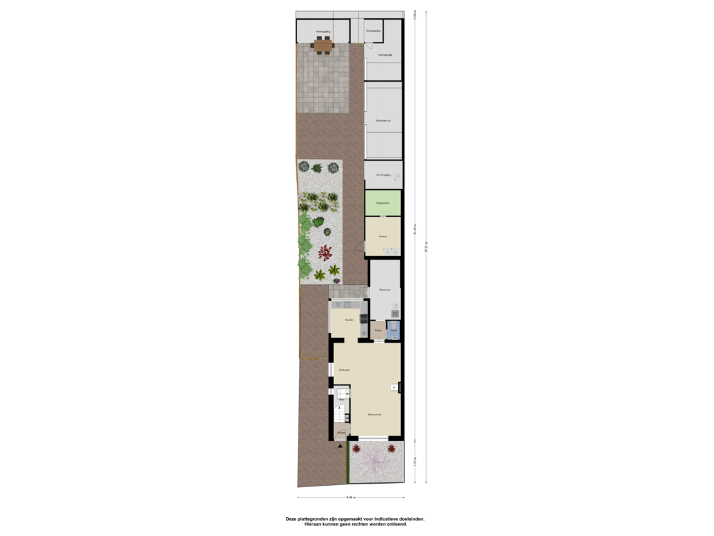 View floorplan of Begane Grond Tuin of Koningin Julianastraat 3