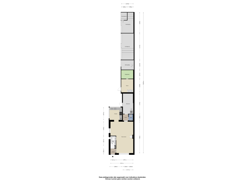 View floorplan of Begane Grond of Koningin Julianastraat 3