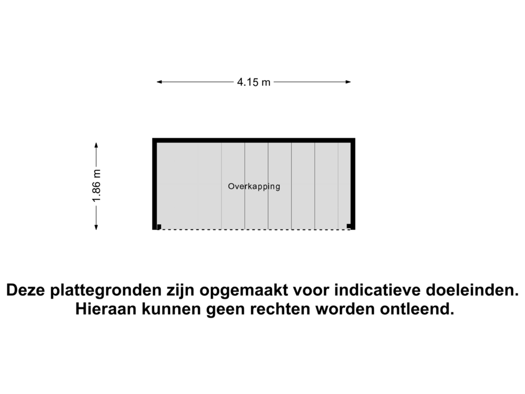 View floorplan of Overkapping of Koningin Julianastraat 3