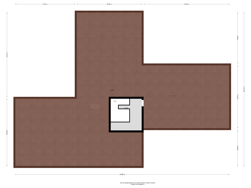 View floorplan of Zolder of Hofstraat 73