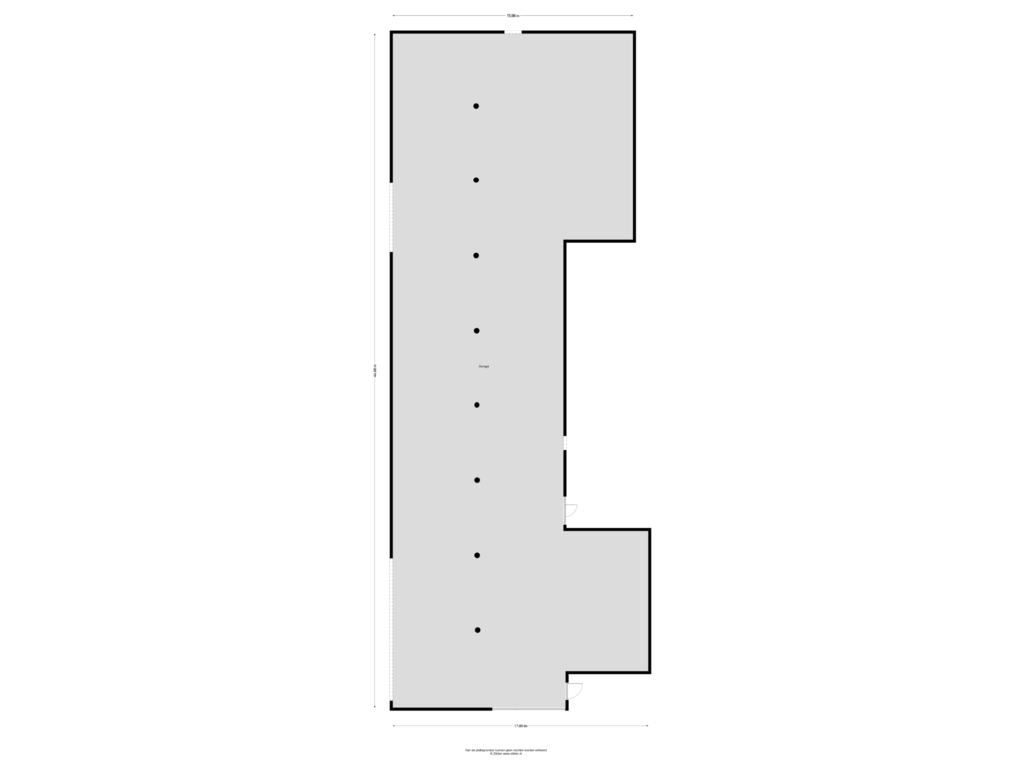 View floorplan of Garage of Hofstraat 73