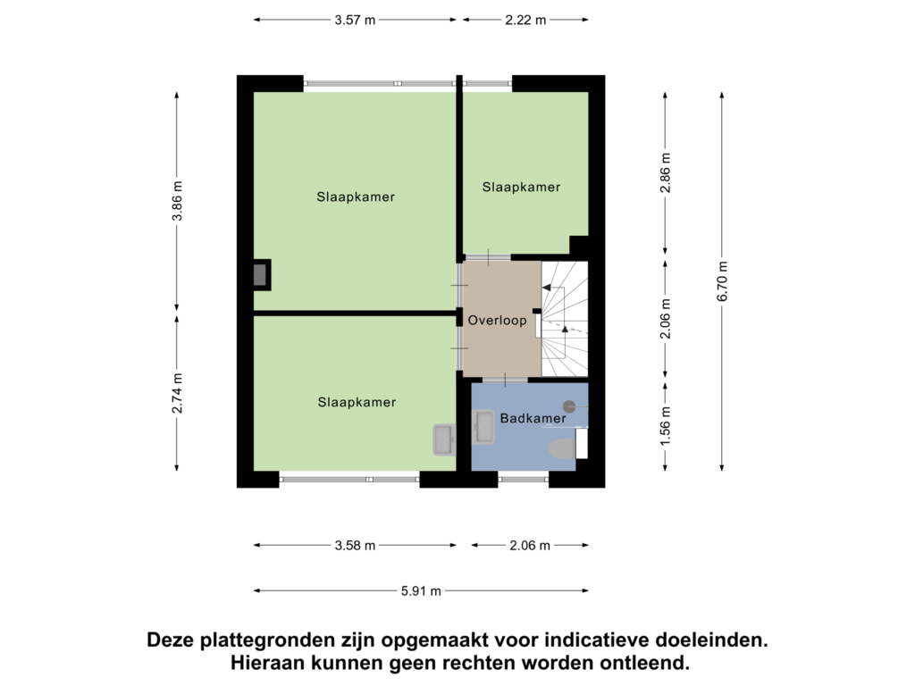 View floorplan of Eerste Verdieping of K. Lantermansplein 7