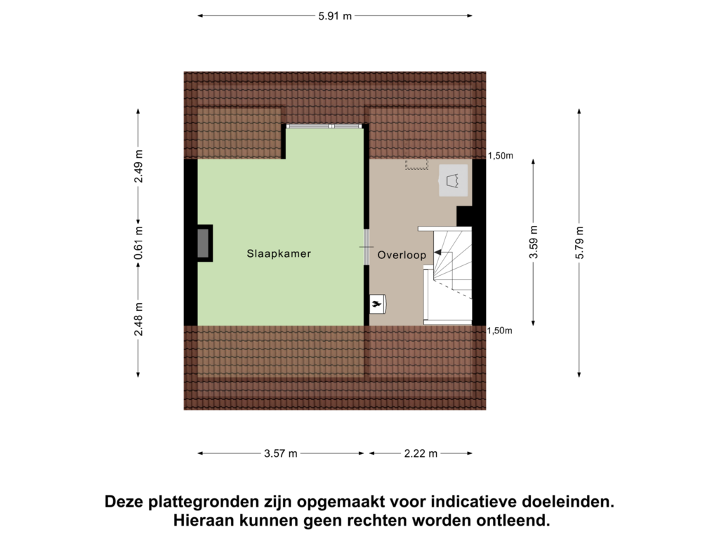 Bekijk plattegrond van Tweede Verdieping van K. Lantermansplein 7