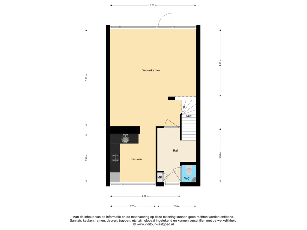 View floorplan of Begane grond of Brigittadonk 15