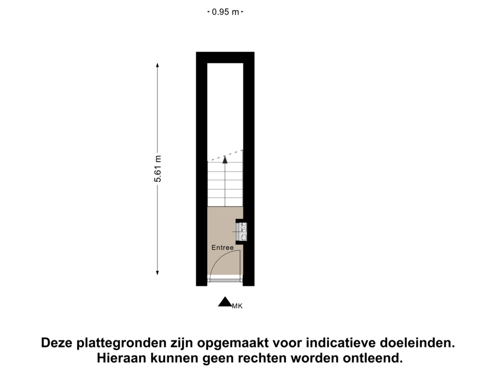 Bekijk plattegrond van Begane Grond van Harmoniestraat 28-B