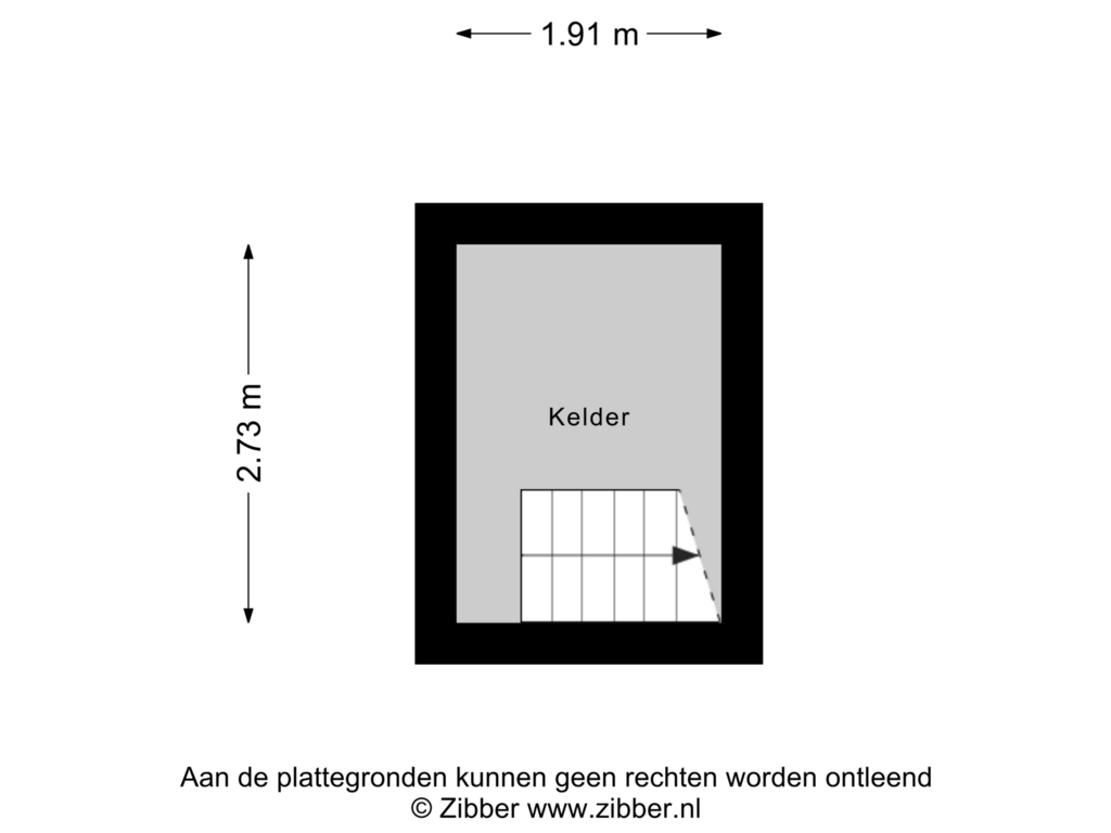 Bekijk plattegrond van Kelder van Eerste Koppelveenweg 34