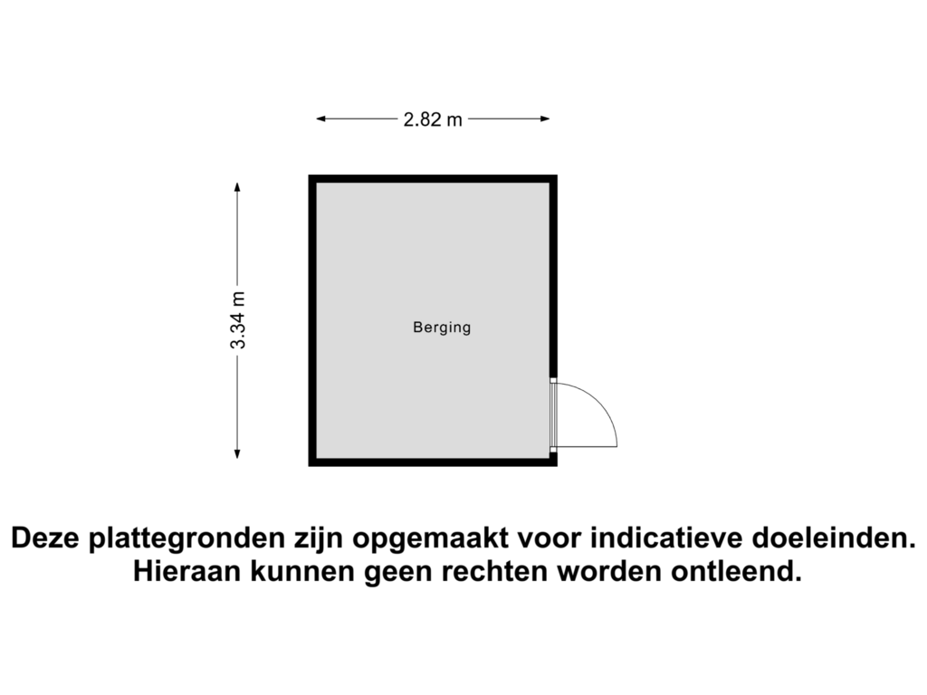 Bekijk plattegrond van Berging van Burgemeester Jhr. Quarles van Uffordlaan 521