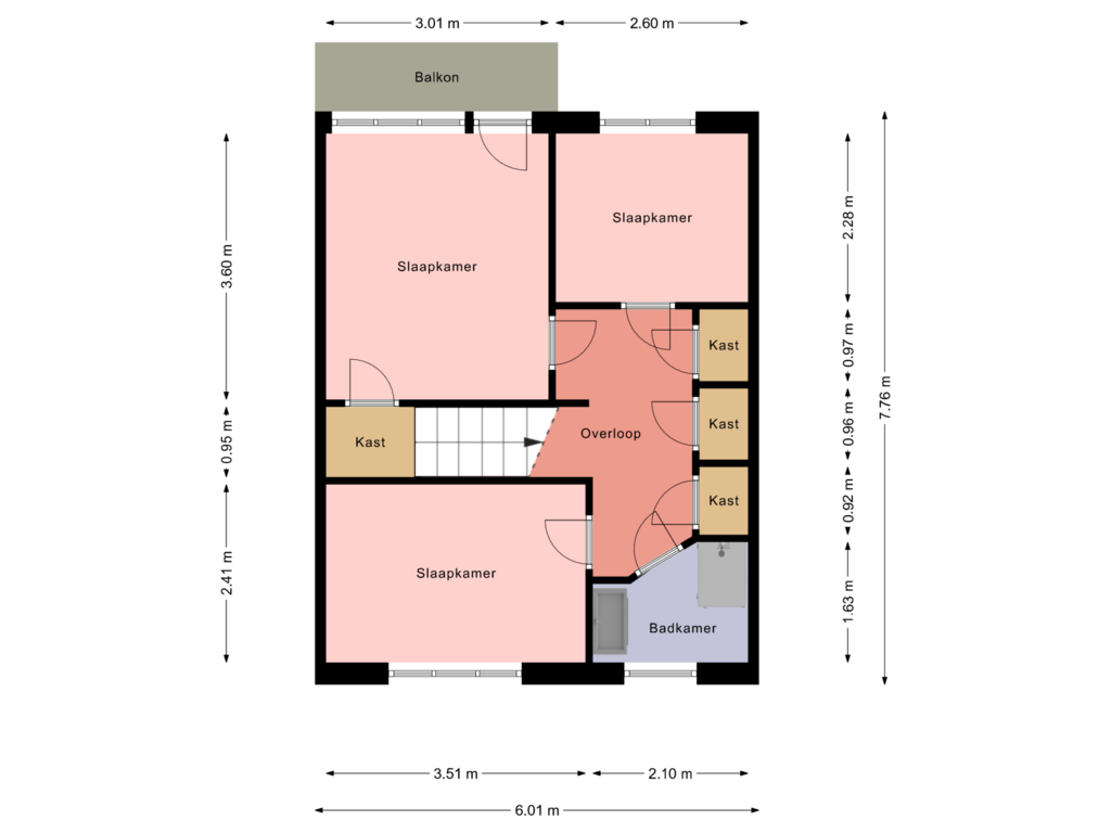 Bekijk plattegrond van 1e Verdieping van Lavendelheide 24