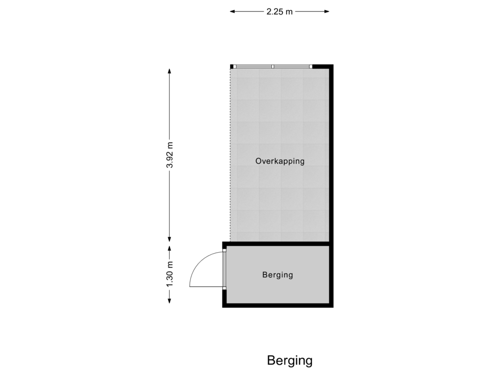 View floorplan of Berging of Van Eysingaleane 14