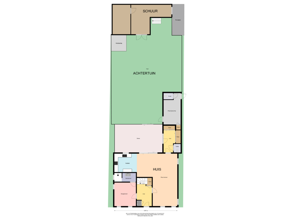 Bekijk plattegrond van Overzicht van Hofstraat 97