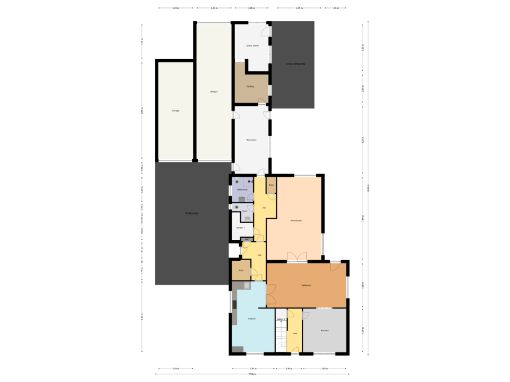 View floorplan of Begane Grond of Bürgermeister Brüningstrasse 10