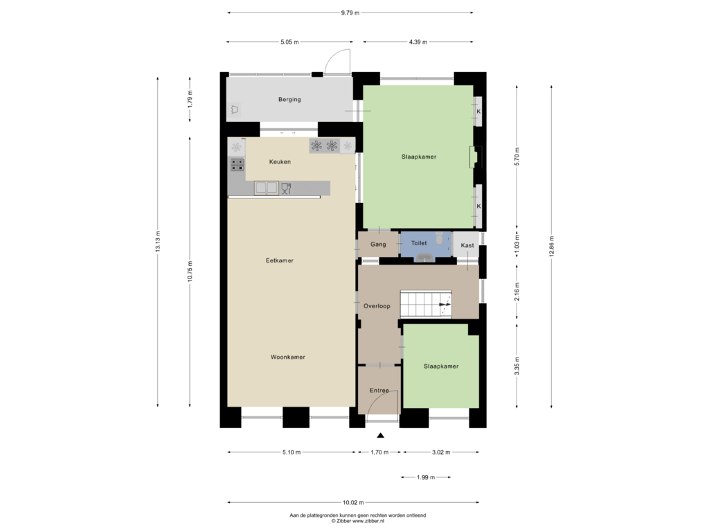 Bekijk plattegrond van Begane grond van Parkstraat 26