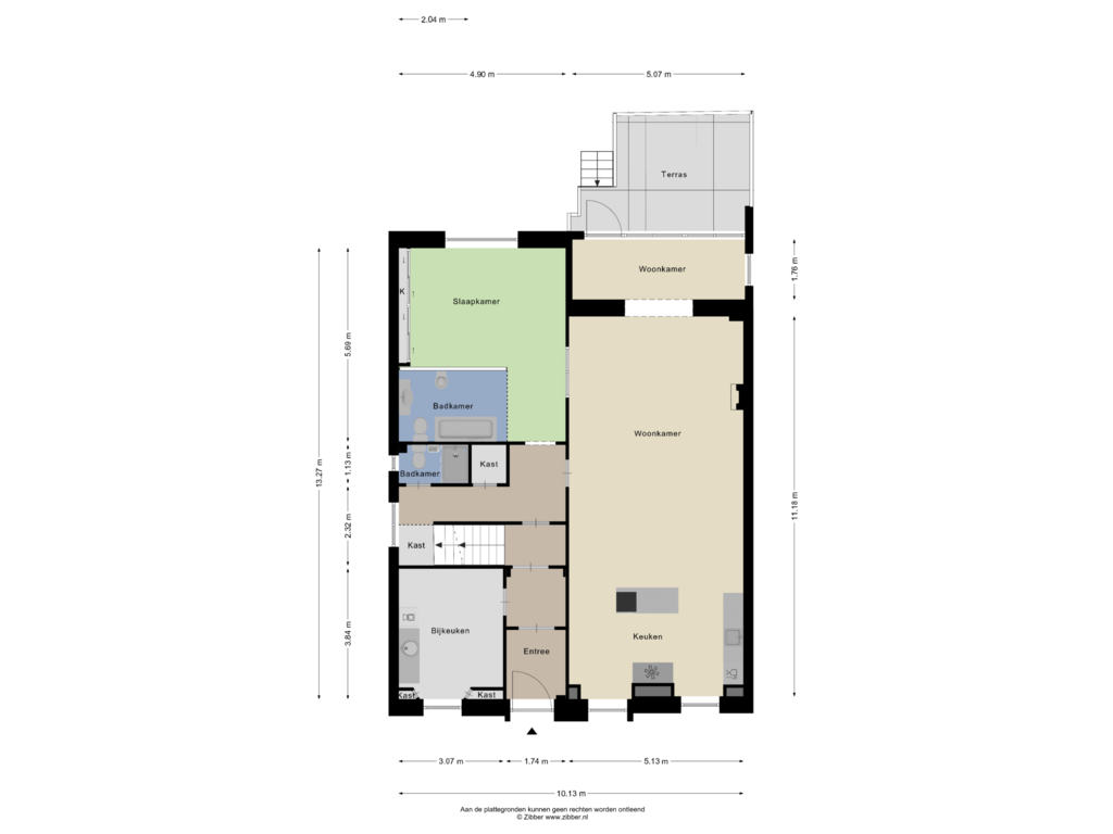 Bekijk plattegrond van Begane Grond van Parkstraat 26